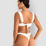 Underwire Bikini Top in Bone (Tie-back)